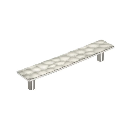Amerock Hardware - Kamari 5-1/16 inch (128mm) Center-to-Center Pull is finished in Satin Nickel - BP36823G10