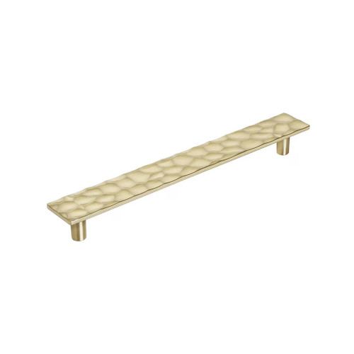 Amerock Hardware - Kamari 7-9/16 inch (192mm) Center-to-Center Pull is finished in Golden Champagne - BP36825BBZ