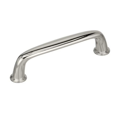 Amerock Hardware - Kane 3-3/4 inch (96mm) Center-to-Center Pull is finished in Polished Nickel - BP53702PN