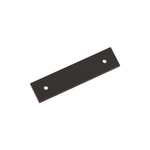 Amerock Hardware - Ladera 3 inch (76mm) Center-to-Center Backplate is finished in Oil-Rubbed Bronze - BP37761ORB