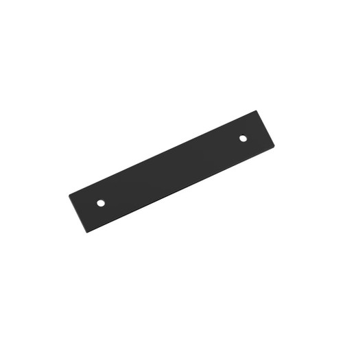 Amerock Hardware - Ladera 3-3/4 inch (96mm) Center-to-Center Backplate is finished in Matte Black - BP37762MB
