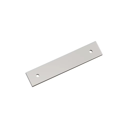 Amerock Hardware - Ladera 3-3/4 inch (96mm) Center-to-Center Backplate is finished in Polished Nickel - BP37762PN