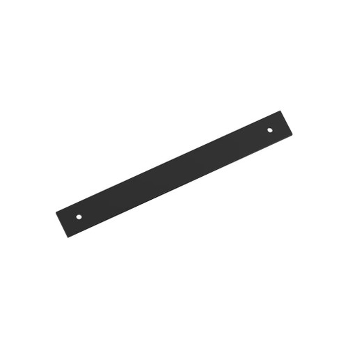 Amerock Hardware - Ladera 7-9/16 inch (192mm) Center-to-Center Backplate is finished in Matte Black - BP37765MB