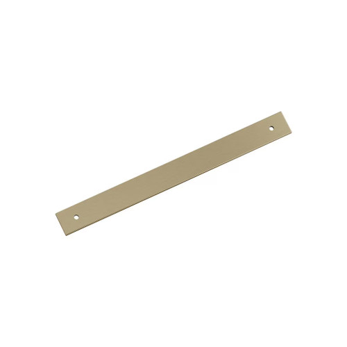 Amerock Hardware - Ladera 8-13/16 inch (224mm) Center-to-Center Backplate is finished in Golden Champagne - BP37766BBZ