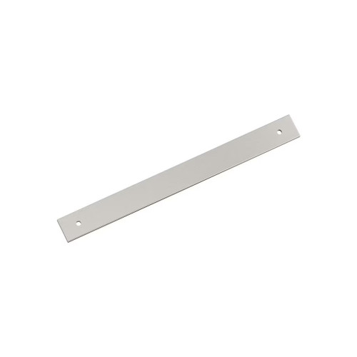 Amerock Hardware - Ladera 8-13/16 inch (224mm) Center-to-Center Backplate is finished in Satin Nickel - BP37766G10