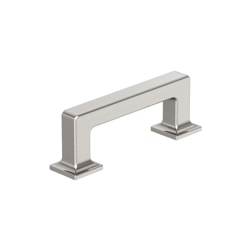 Amerock Hardware - Lintel 3 inch (76mm) Center-to-Center Pull is finished in Satin Nickel - BP37441G10
