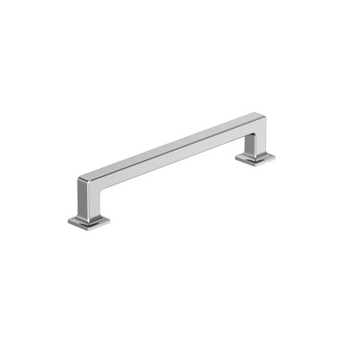 Amerock Hardware - Lintel 6-5/16 inch (160mm) Center-to-Center Pull is finished in Polished Chrome - BP3744426