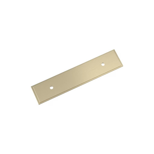 Amerock Hardware - Maymont 3 inch (76mm) Center-to-Center Backplate is finished in Golden Champagne - BP37587BBZ