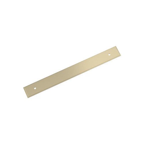 Amerock Hardware - Maymont 7-9/16 inch (192mm) Center-to-Center Backplate is finished in Golden Champagne - BP37591BBZ