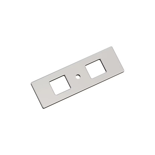 Amerock Hardware - Medora 3-11/16 inch (94mm) Length Backplate is finished in Polished Nickel - BP37780PN