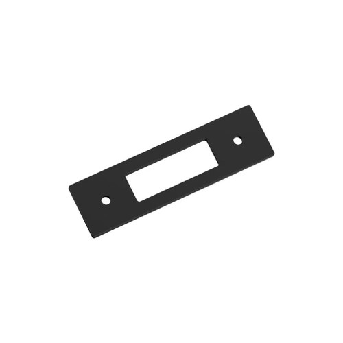 Amerock Hardware - Medora 3 inch (76mm) Center-to-Center Backplate is finished in Matte Black - BP37781MB