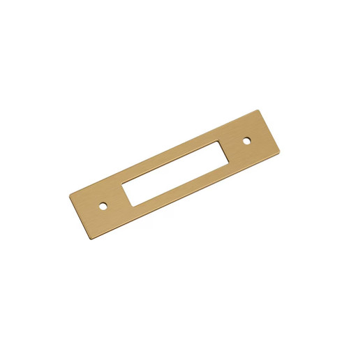Amerock Hardware - Medora 3-3/4 inch (96mm) Center-to-Center Backplate is finished in Champagne Bronze - BP37782CZ