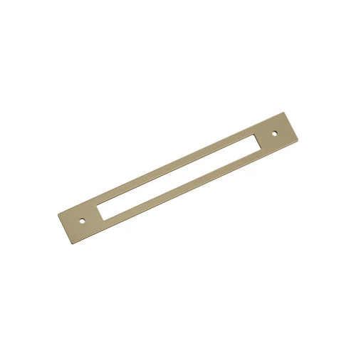 Amerock Hardware - Medora 7-9/16 inch (192mm) Center-to-Center Backplate is finished in Golden Champagne - BP37785BBZ