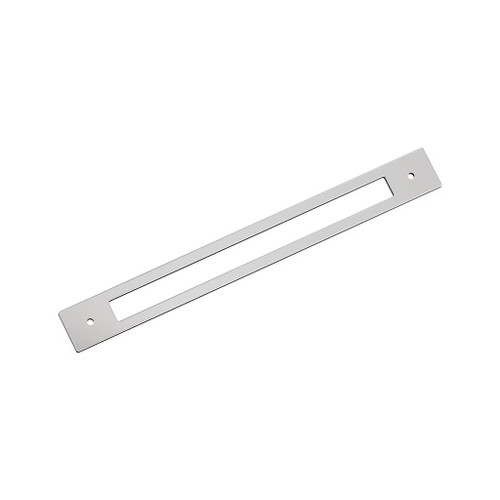 Amerock Hardware - Medora 10-1/16 inch (256mm) Center-to-Center Backplate is finished in Polished Chrome - BP3778726