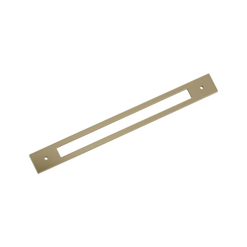 Amerock Hardware - Medora 12 inch (305mm) Center-to-Center Backplate is finished in Golden Champagne - BP37789BBZ
