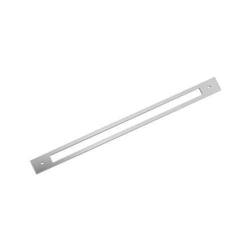 Amerock Hardware - Medora 18 inch (457mm) Center-to-Center Backplate is finished in Polished Chrome - BP3779026