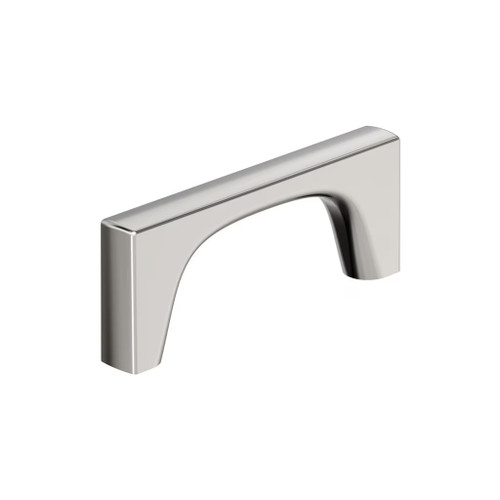 Amerock Hardware - Merced 3 inch (76mm) Center-to-Center Pull is finished in Polished Nickel - BP37422PN