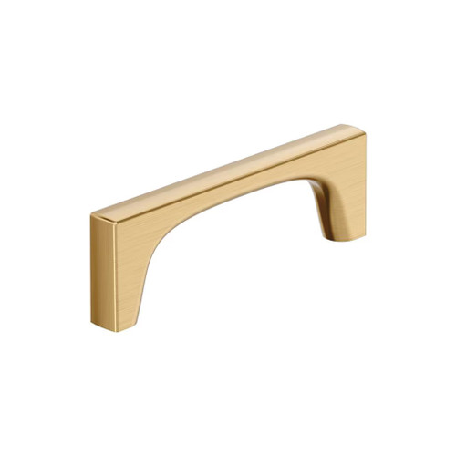 Amerock Hardware - Merced 3-3/4 inch (96mm) Center-to-Center Pull is finished in Champagne Bronze - BP37423CZ