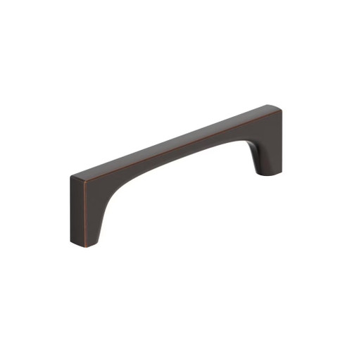 Amerock Hardware - Merced 5-1/16 inch (128mm) Center-to-Center Pull is finished in Oil-Rubbed Bronze - BP37424ORB