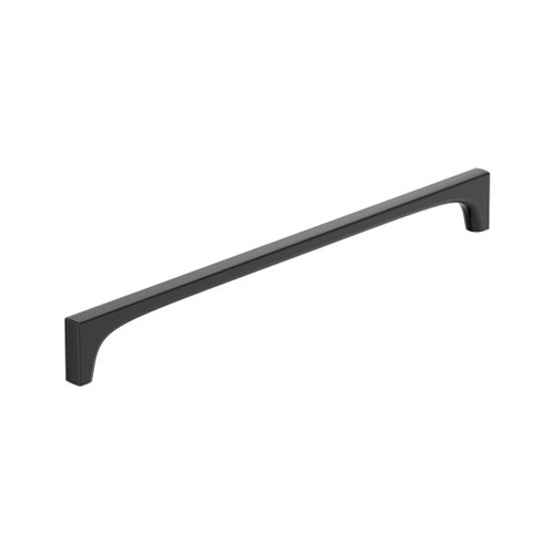 Amerock Hardware - Merced 12-5/8 inch (320mm) Center-to-Center Pull is finished in Matte Black - BP37429MB