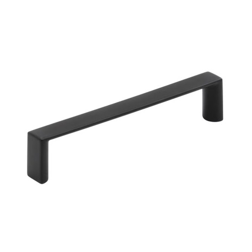 Amerock Hardware - Metro 3-3/4 inch (96mm) Center-to-Center Pull is finished in Matte Black - BP37290MB