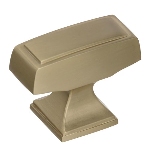 Amerock Hardware - Mulholland 1-1/2 inch (38mm) Length Knob is finished in Golden Champagne - BP535342BBZ