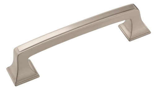 Amerock Hardware - Mulholland 3-3/4 inch (96mm) Center-to-Center Pull is finished in Satin Nickel - BP53031G10