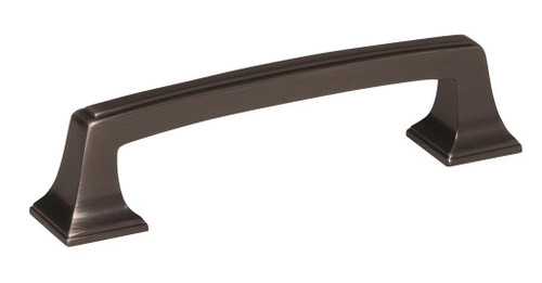 Amerock Hardware - Mulholland 3-3/4 inch (96mm) Center-to-Center Pull is finished in Gunmetal - BP53031GM