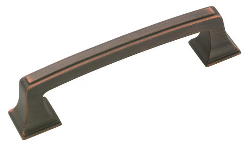 Amerock Hardware - Mulholland 3-3/4 inch (96mm) Center-to-Center Pull is finished in Oil-Rubbed Bronze - BP53031ORB