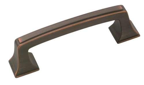 Amerock Hardware - Mulholland 5-1/16 inch (128mm) Center-to-Center Pull is finished in Oil-Rubbed Bronze - BP53529ORB