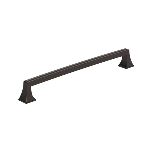 Amerock Hardware - Mulholland 10-1/16 inch (256mm) Center-to-Center Pull is finished in Oil-Rubbed Bronze - BP53536ORB