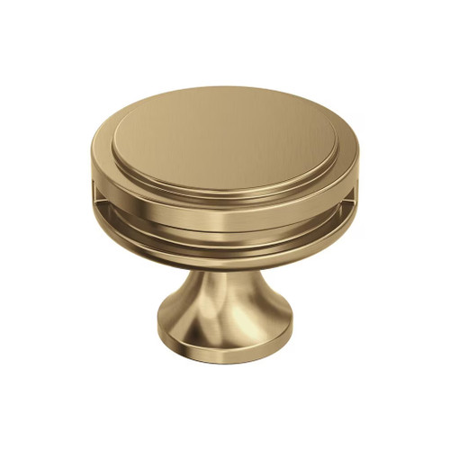 Amerock Hardware - Oberon 1-3/8 inch (35mm) Diameter Knob is finished in Champagne Bronze - BP36603CZ