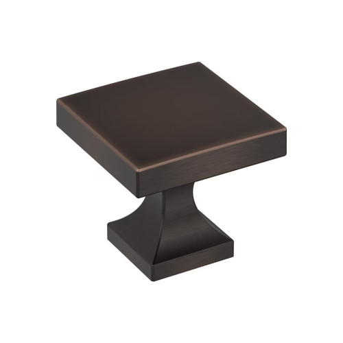 Amerock Hardware - Pedestal 1-1/16 inch (27mm) Length Knob is finished in Oil-Rubbed Bronze - BP37024ORB