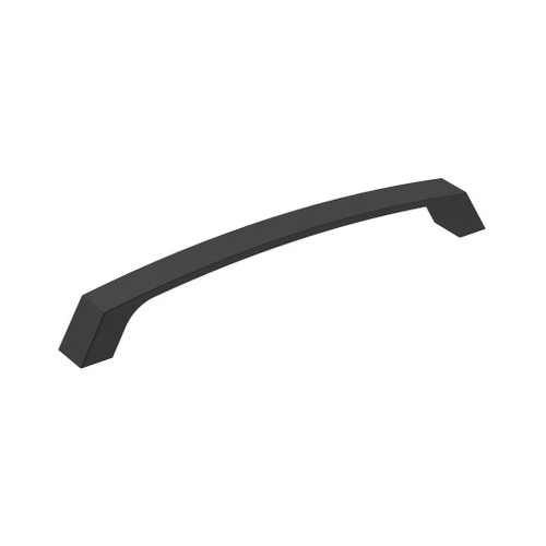 Amerock Hardware - Premise 6-5/16 inch (160mm) Center-to-Center Pull is finished in Matte Black - BP36846FB
