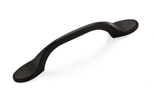Amerock Hardware - Ravino 3 inch (76mm) Center-to-Center Pull is finished in Matte Black - BP21935FB