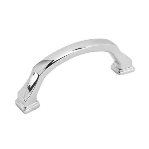 Amerock Hardware - Revitalize 3 inch (76mm) Center-to-Center Pull is finished in Polished Chrome - BP5534326