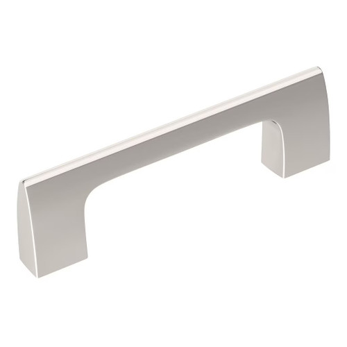 Amerock Hardware - Riva 3 inch (76mm) Center-to-Center Pull is finished in Polished Nickel - BP55364PN