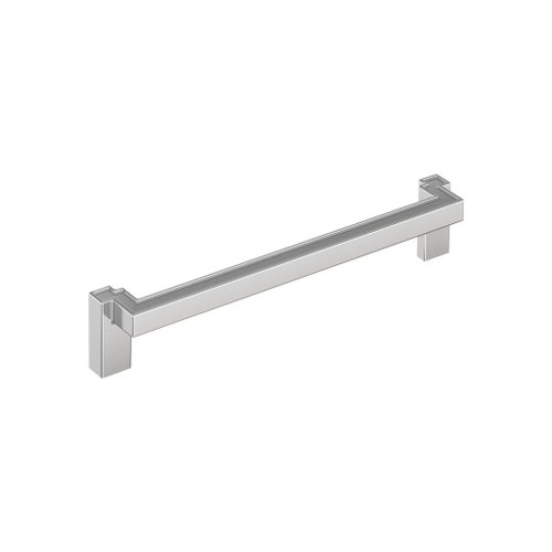 Amerock Hardware - Rockhurst 7-9/16 inch (192mm) Center-to-Center Pull is finished in Polished Chrome - BP3757526