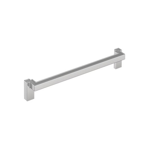 Amerock Hardware - Rockhurst 8-13/16 inch (224mm) Center-to-Center Pull is finished in Polished Chrome - BP3757626