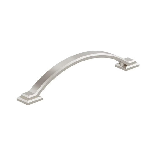 Amerock Hardware - Sheffield 5-1/16 inch (128mm) Center-to-Center Pull is finished in Satin Nickel - BP37042G10