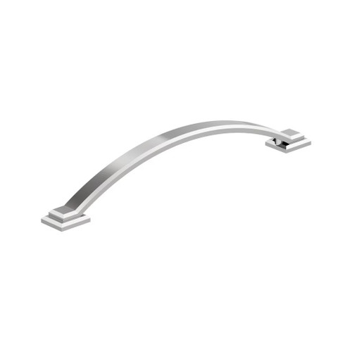 Amerock Hardware - Sheffield 6-5/16 inch (160mm) Center-to-Center Pull is finished in Polished Chrome - BP3704326
