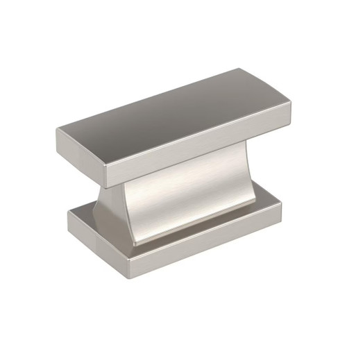 Amerock Hardware - Socle 1-7/16 inch (37mm) Length Knob is finished in Satin Nickel - BP37023G10