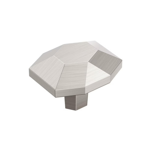 Amerock Hardware - St. Vincent 1-5/8 inch (41mm) Length Knob is finished in Satin Nickel - BP36641G10