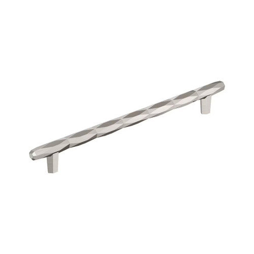 Amerock Hardware - St. Vincent 10-1/16 inch (256mm) Center-to-Center Pull is finished in Satin Nickel - BP55501G10