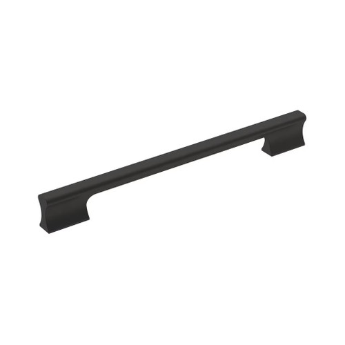 Amerock Hardware - Status 8-13/16 inch (224mm) Center-to-Center Pull is finished in Matte Black - BP36840FB