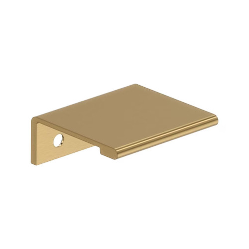 Amerock Hardware - Streamline II 1-3/4 inch (44mm) Length Edge Pull is finished in Champagne Bronze - BP37190CZ