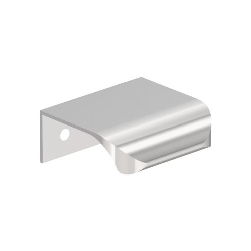 Amerock Hardware - Streamline Tab 1-3/4 inch (44mm) Length Edge Pull is finished in Polished Chrome - BP3720026