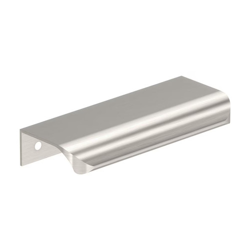Amerock Hardware - Streamline Tab 4 inch (102mm) Length Edge Pull is finished in Satin Nickel - BP37202G10
