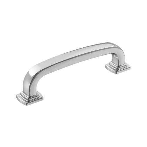 Amerock Hardware - Surpass 3-3/4 inch (96mm) Center-to-Center Pull is finished in Polished Chrome - BP3689426