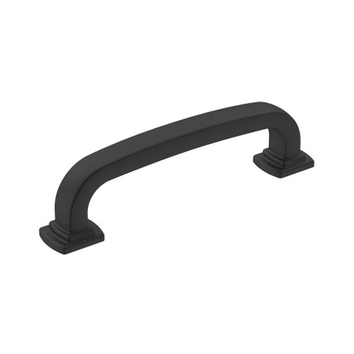 Amerock Hardware - Surpass 3-3/4 inch (96mm) Center-to-Center Pull is finished in Matte Black - BP36894FB